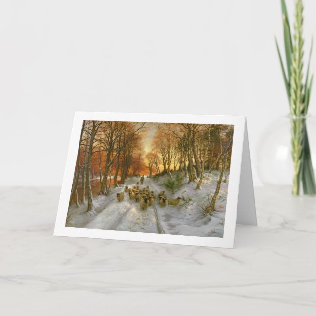 Glowed with Tints of Evening Hours Card (Front)