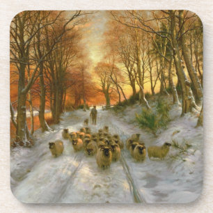 Glowed with Tints of Evening Hours Coaster