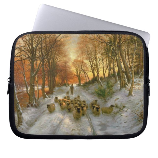 Glowed with Tints of Evening Hours Laptop Sleeve (Front)