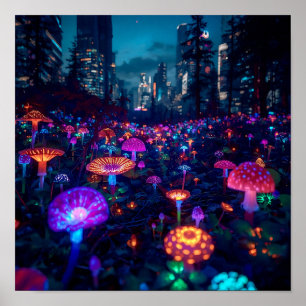 Glowfall Grove Poster