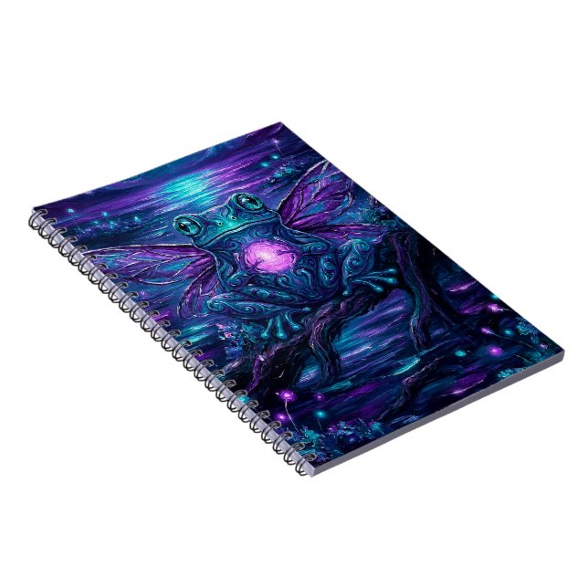 GlowFrogFantasyJournal Notebook (Right Side)