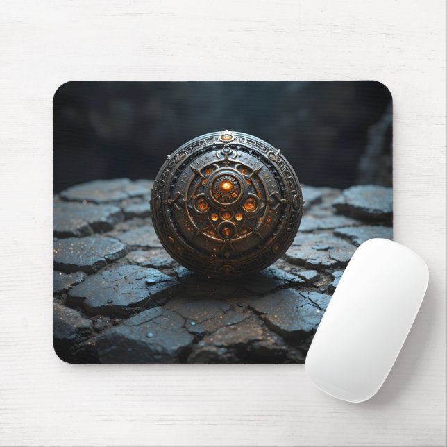 Glowing Ancient Artifact Mouse Pad (With Mouse)