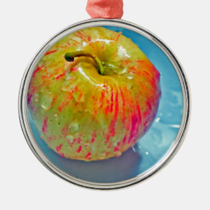 Glowing Apple Metal Tree Decoration