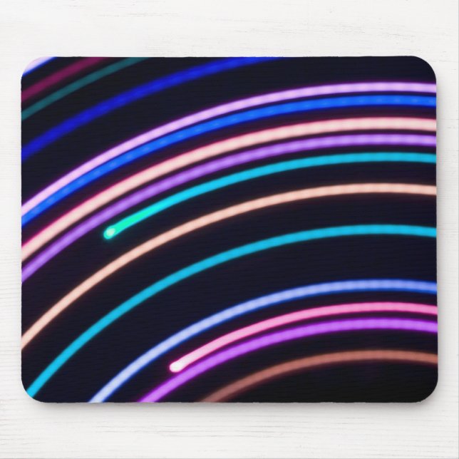 Glowing Arc Pattern - mousepad (Front)