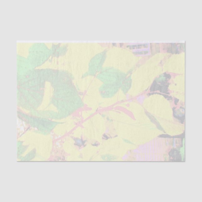 'Glowing Autumn Leaves' Tissue Paper (Front)