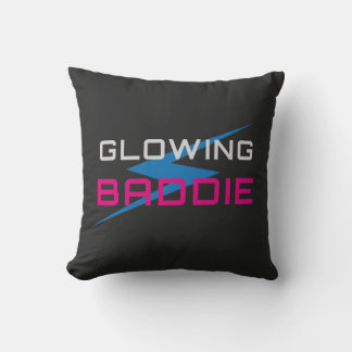 Glowing Baddie Neon Aesthetic Cushion