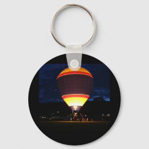 Glowing balloon, ufo key ring