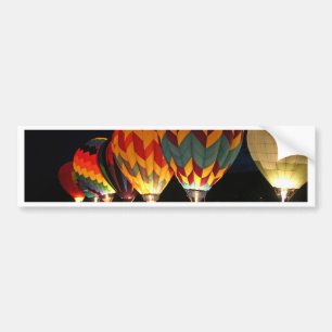 Glowing Balloons!  Light up the night! Bumper Sticker
