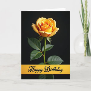 Glowing Birthday Bloom Card