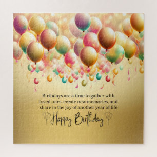 Glowing Birthday Wishes Jigsaw Puzzle