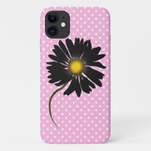 glowing black daisy Case-Mate iPhone case
