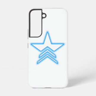 Glowing Blue Star Commander Samsung Case