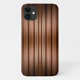 Glowing brown and black stripes Case-Mate iPhone case