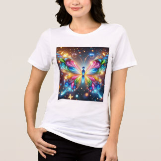 Glowing Butterfly Tri-Blend Shirt