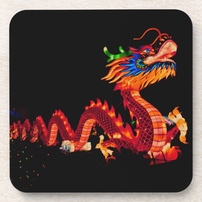 Glowing Chinese Parade Dragon Coaster (Front)