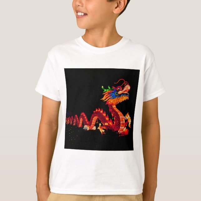 Glowing Chinese Parade Dragon T-Shirt (Front)