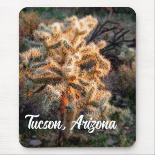 Glowing cholla Tucson, Arizona Mouse Pad