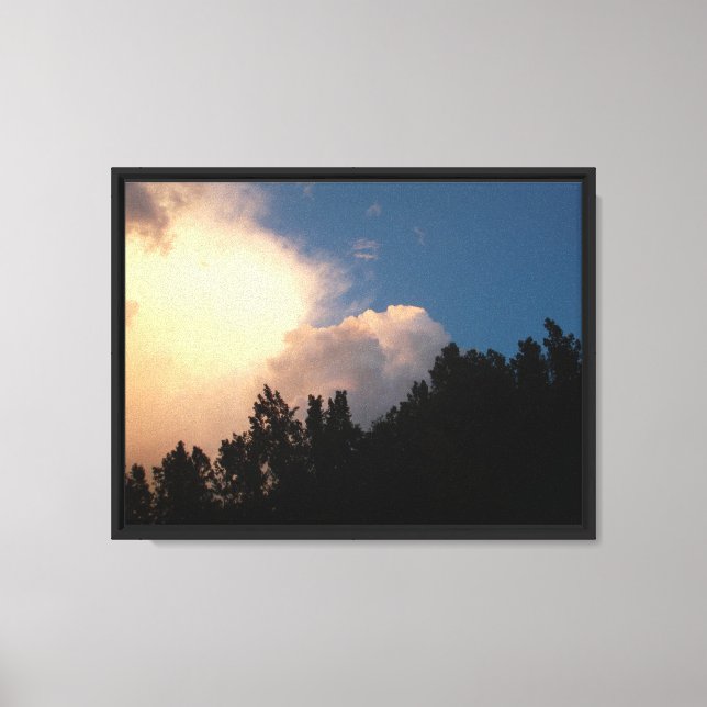 Glowing Cloud Canvas Print (Front)