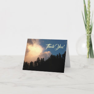 Glowing Cloud Thank You Card