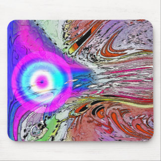 Glowing Comet Mouse Pad
