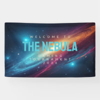 Glowing Cosmic Energy Abstract Neon Space Party