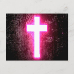 Glowing Cross Postcard