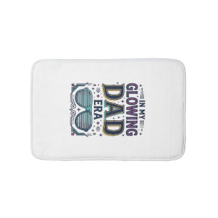 Glowing Dad Era Retro Neon Sunglasses Shirt_1 Bath Mat