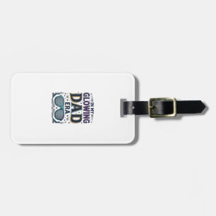 Glowing Dad Era Retro Neon Sunglasses Shirt_1 Luggage Tag