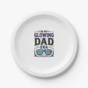 Glowing Dad Era Retro Neon Sunglasses Shirt_1 Paper Plate