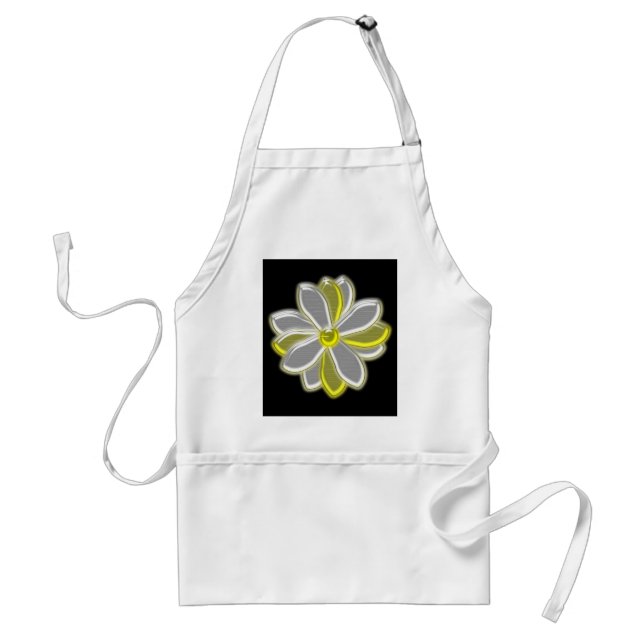 Glowing Daisy Flower Apron (Front)