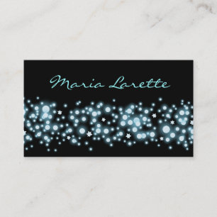 GLOWING DOTS Party Planner Artist Designer Card