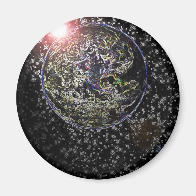 glowing earth magnet (Front)