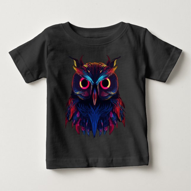 Glowing eyes baby T-Shirt (Front)