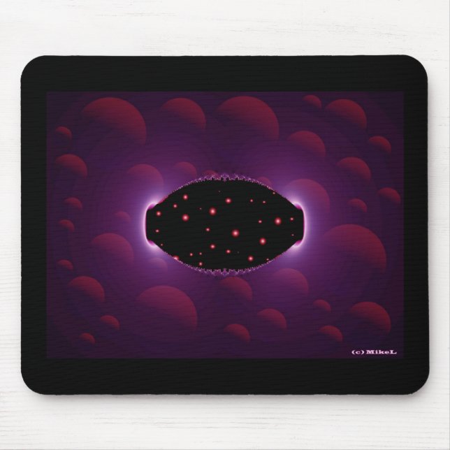 Glowing Fantasy Shape Mouse Pad (Front)