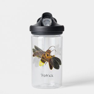 Glowing Firefly Lampyridae Personalised Water Bottle