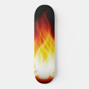 Glowing Flames Skateboard