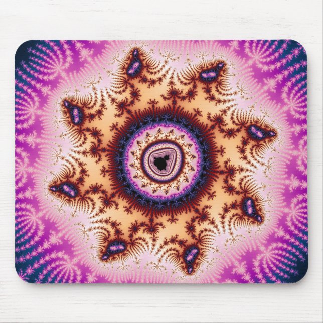 Glowing - Fractal Mousepad (Front)