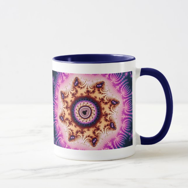 Glowing - Fractal Mug (Right)