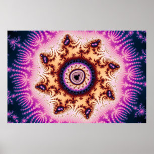 Glowing - Fractal Poster