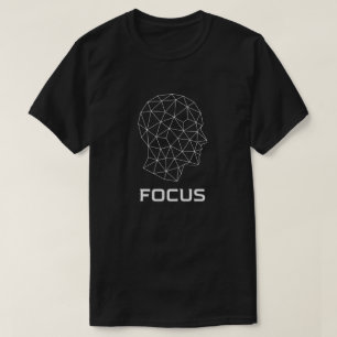Glowing Geometric Mindset Line-Art T-Shirt