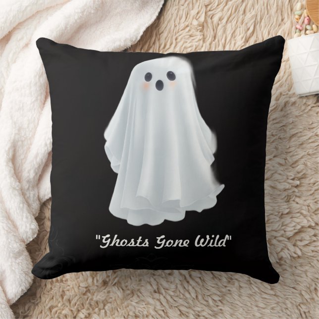 "Glowing Ghost Gals" Cushion (Blanket)