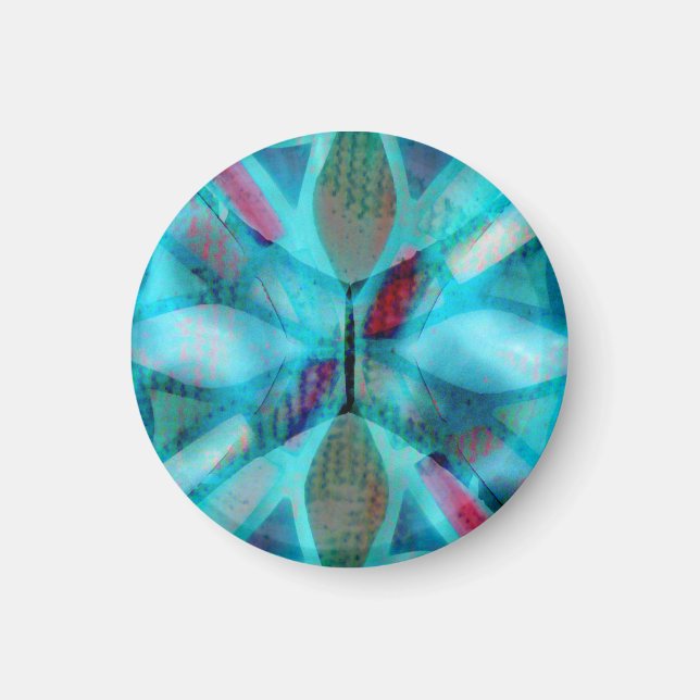 Glowing Glass Magnet (Front)