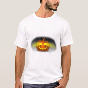 Glowing Halloween Pumpkin Jack O Lantern Spooky De T-Shirt
