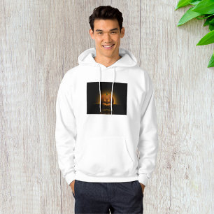 Glowing Halloween Pumpkin Mens Hoodie