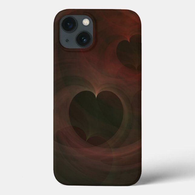 Glowing Hearts Case-Mate iPhone Case (Back)