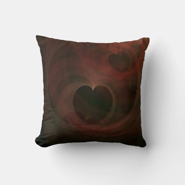 Glowing Hearts Cushion (Front)