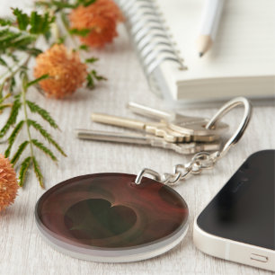 Glowing Hearts Key Ring