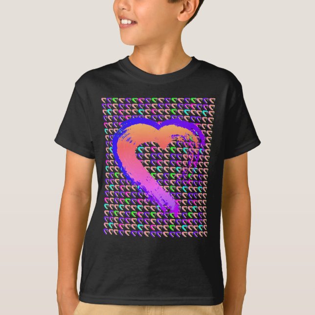 Glowing Hearts T-shirt (Front)