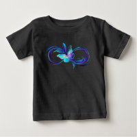 Glowing Infinity with Magic Butterfly