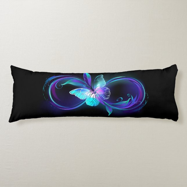 Glowing Infinity with Magic Butterfly Body Cushion (Front)